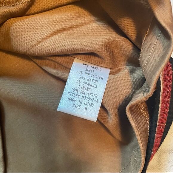 Metalic Striped 90s Y2K Tank Bodycon Dress M - Picture 6 of 10